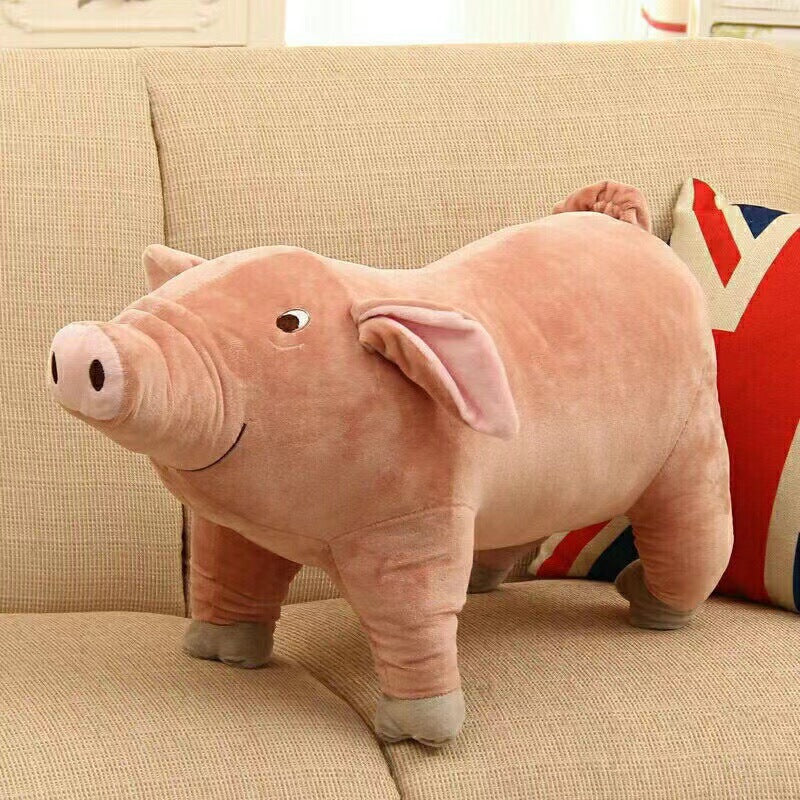 Realistic Pig Plush Toy – Lifelike Stuffed Piglet, Creative Gift & Playful Home Decor