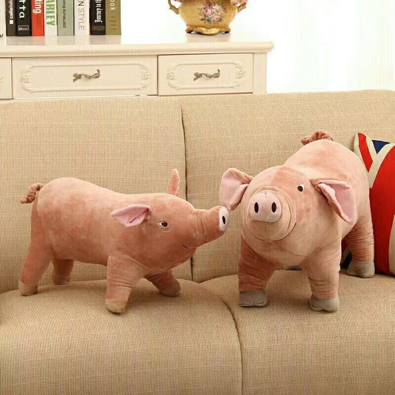 Realistic Pig Plush Toy – Lifelike Stuffed Piglet, Creative Gift & Playful Home Decor